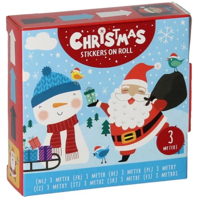 Afbeelding van Kerststickers op Rol, 3 meter