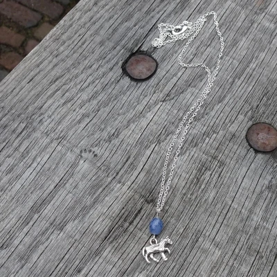 Afbeelding van GoedeDoelen.Shop Ketting Coco Ezel Sieraad Dieren Dierenwelzijn Uniek Handgemaakt Cadeautje Wellness House