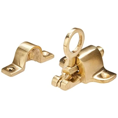 Afbeelding van Merriway BH01799 bovenlichtsluiting massief messing, wit