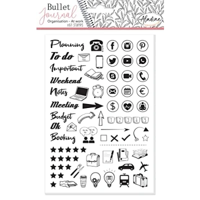 Afbeelding van Stamp Bullet Journal Office Desk