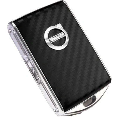 Afbeelding van Autosleutel Cover Fob Case voor Volvo XC40 XC60 XC90 V60 V90 S60 S90, Vervanging Shell (Carbon Fiber Zwart)