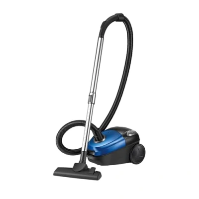 Afbeelding van UOEONR 2000 W stofzuiger met zak, vloerstofzuiger, ideaal voor mensen allergieën, hygiënefilter, sterk zuigvermogen, extreem stil, vloerzuigmond parket, tapijt, tegels, HEPA filter, 1,5 l