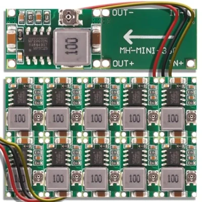 Afbeelding van Retoo DC 10 stuks, Mini 360, MP2307DN, buck converter, Step Down, spanningsregelaar, module, instelbaar, 4,75 23V, 1 17V, 3A, voeding, power