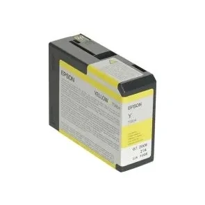 Afbeelding van Epson T5804 (C13T580400) Inktcartridge Geel