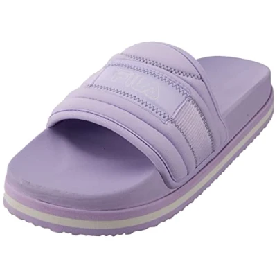 Afbeelding van Fila Morro BAY Zeppa Lounge Badslippers, Dames, Maat: 41, Fair orchid Textiel