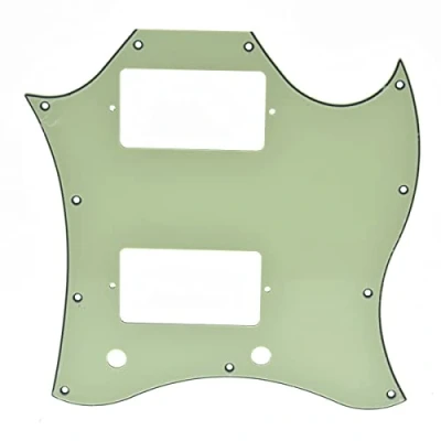 Afbeelding van Dopro Amerikaanse Standaard SG Gitaar Full Face Pickguard past USA Gibson Speciale Mint Groen 3 Ply