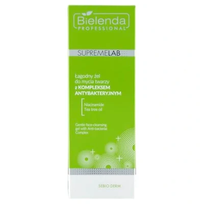 Afbeelding van SupremeLab Sebio Derm Zachte Gezichtsreinigingsgel met Anti bacterieel Complex 200g