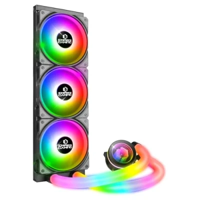 Afbeelding van EMPIRE GAMING Guardian P W360 Watercooling AIO PC Gamer 3 pins 5V ARGB vloeibare CPU koeling x 120 mm Intel LGA 1700/1200/115X/1366/2066/2011, AMD AM5/AM4 zwart