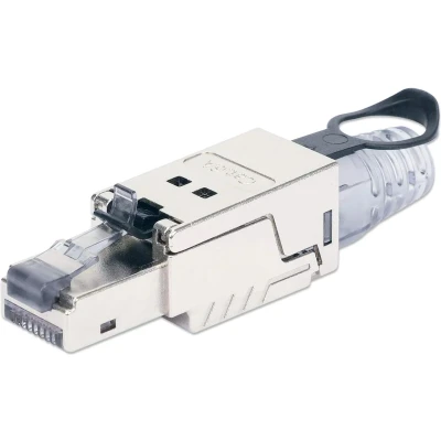 Afbeelding van CAT6a 10G RJ45 Feldstecker STP m. Lasche