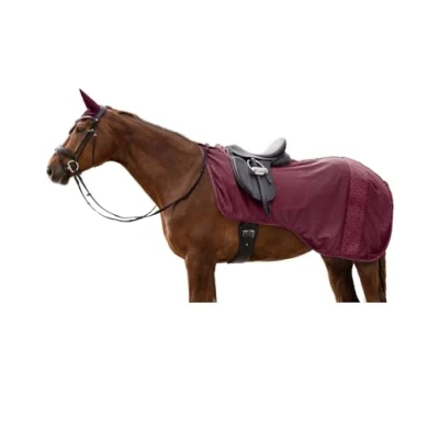 Afbeelding van Waldhausen Rijdeken Rome, fluweelrood, pony