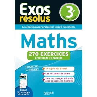 Afbeelding van Exos résolus Maths 3e
