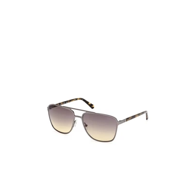 Afbeelding van Guess Zonnebril, Heren, Maat: One Size, Matte anthracite gray smoke