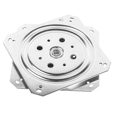 Afbeelding van Gedotec draaitafel 360 draaiplateau om te schroeven, verzinkt staal, drukkogellager 150 kg, voor zware last, 155 x 10,5 mm, 1 stuk, tafelbladen, keuken, meubels enz.