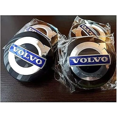 Afbeelding van 4 Stuks Auto Naafdoppen Voor Volvo C30 C70 S40 V50 S60 V60 V70 S80 XC90 64mm,Banden Velgen Onderdelen Wieldoppen Wielnaafdoppen Wielnaaf Middenafdekkingen Accessoires