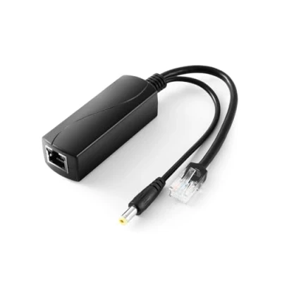 Afbeelding van Gigabit PoE Splitter 12V 2A Output with IEEE 802.3af/at Standard Compliant 10,100,1000Mbps Power over Ethernet Adapter for Security Camera CCTV Surveillance 5.5x2.1mm DC Plug Cable (PS5712TG)