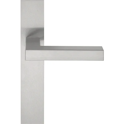 Afbeelding van Formani Deurkruk SQUARE LSQ3 P236SFC ongeveerd op schild blind mat RVS