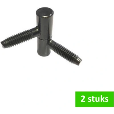 Afbeelding van i FIX inboorpaumelle 11 mm matzwart 2 STUKS