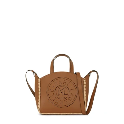 Afbeelding van KARL Lagerfeld Circle SM TOTE WHIP Handtas, Dames, Maat: One Size, Natural/tan