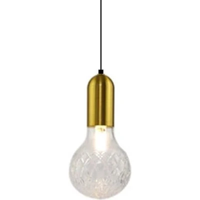 Afbeelding van Reims Hanglamp G9 Fitting, Messing, Glas