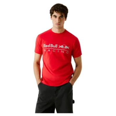 Afbeelding van red Bull Racing x Pepe Jeans LOGO TEE Tshirt print, Heren, Maat: XXL, Mars