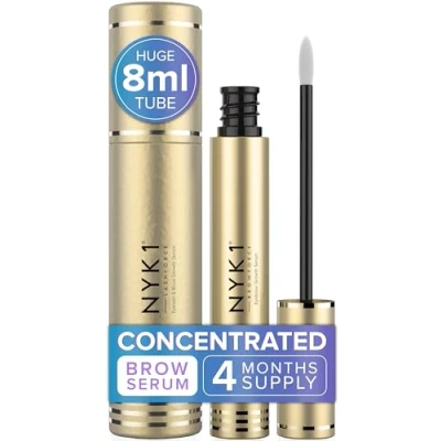Afbeelding van VOLLERE Wenkbrauwen Wenkbrauwgroeiserum (8ml) NYK1 BrowForce Brow Growth Serum Wenkbrauw EXCEPTIONELE RESULTATEN Wenkbrauwgroei Wenkbrauwversterker Voor Natuurlijke Dikkere