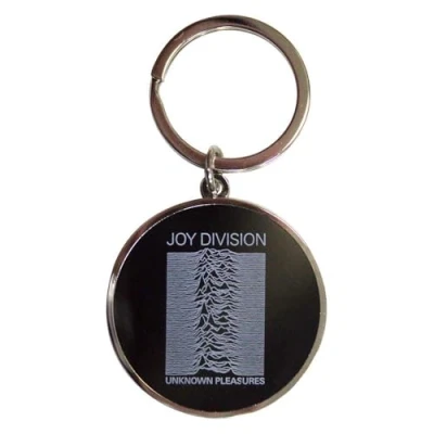 Afbeelding van Joy Division Unknown Pleasures Sleutelhanger Zwart
