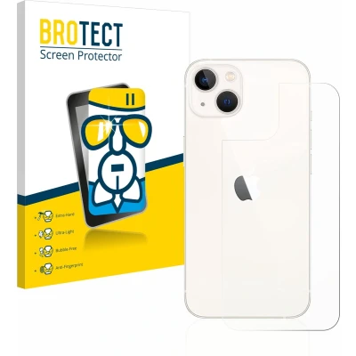 Afbeelding van BROTECT Screenprotector voor Apple iPhone 13 (Achterkant) Folie Beschermfolie Beschermglas transparant