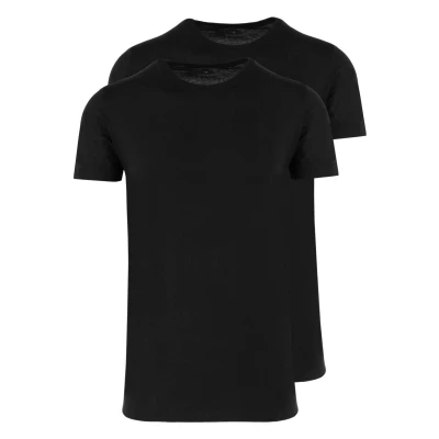 Afbeelding van Ragman 2 PACK Tshirt basic, Dames, Maat: Small, Schwarz