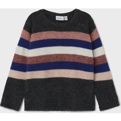 Afbeelding van Name it pull voor meisjes grijs maat 4j