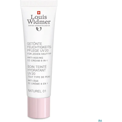 Afbeelding van Widmer Getinte Dagverzorging Uv20 Naturel 01 Parf 30ml