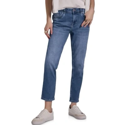 Afbeelding van Street One Studio Slim fit jeans, Dames, Maat: 26x28, Blau