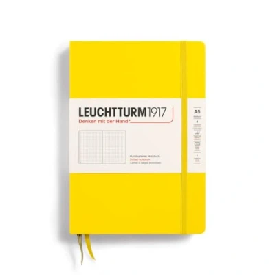 Afbeelding van Leuchtturm Notitieboek A5 Hardcover Lemon Gestippeld