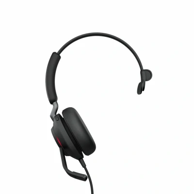 Afbeelding van Jabra Evolve2 40 SE USB C/A MS Mono On Ear headset Computer Kabel Zwart