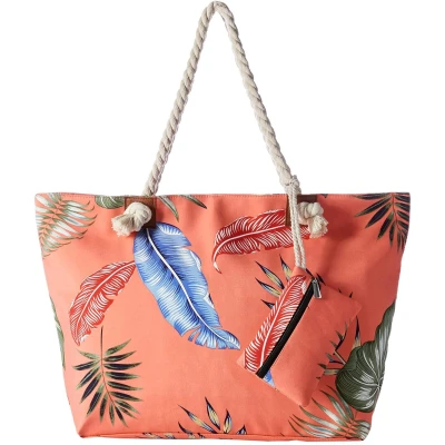 Afbeelding van Unyqoos® Trendy en Ruime XXL Strandtas met Ritssluiting voor Dames Ideaal Vakantie Dagelijks Gebruik