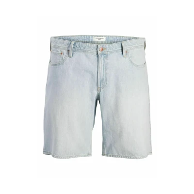 Afbeelding van Jack &amp; Jones Loose FIT Jeansshort, Heren, Maat: 40, Light blue denim