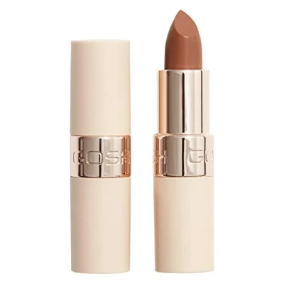 Afbeelding van GOSH Luxury nude 002 Undressed Lippenstift met lichte glans, intensieve tinten voor een natuurlijk resultaat, hydrateert zachte lippen, langdurig, parfumvrij en 100% veganistisch