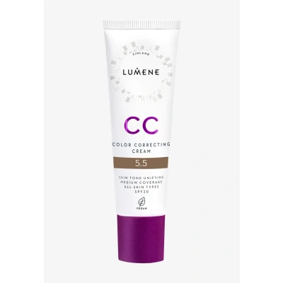 Afbeelding van Lumene CC Color Correcting Cream Medium 30ML Foundation, Dames, Maat: 30 ml, Shade 5.5