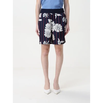 Afbeelding van Floral Print Woven Shorts with Elasticated Waistband for Relaxed