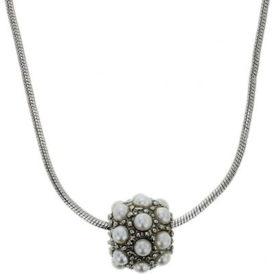 Afbeelding van Behave Dames ketting zilver kleur minimalistisch