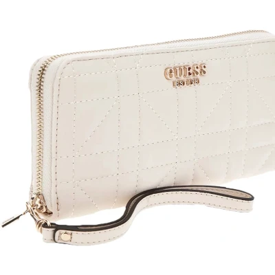Afbeelding van Guess Assia Large ZIP Around Portemonnee, Dames, Maat: One Size, Stone