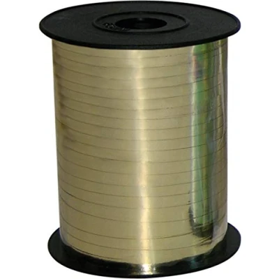 Afbeelding van Amscan 991002 ballonband 230 m x 5 mm, goud