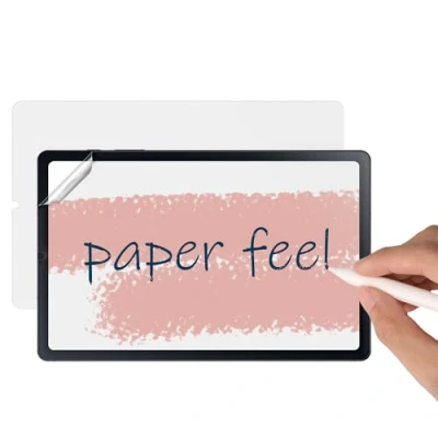 Afbeelding van kwmobile tablet screenprotector geschikt voor Samsung Galaxy Tab S6 Lite (2024/2022/2020) screen protector Matte krasbestendige beschermfolie Met papiereffect