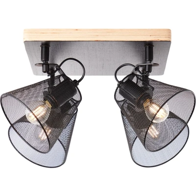 Afbeelding van Brilliant 40135/76 4 Spots Plafondlamp Metaal/Hout
