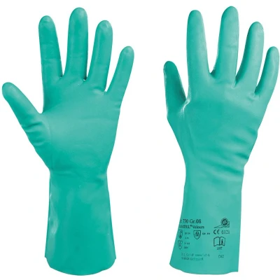Afbeelding van Honeywell Chemicaliënhandschoen maat 9 groen EN 388, 374 PSA categorie III 10 paar 073009141E