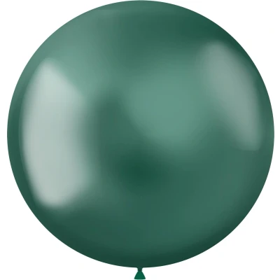 Afbeelding van Ballon intens groen metallic XL 48cm 5 stuks