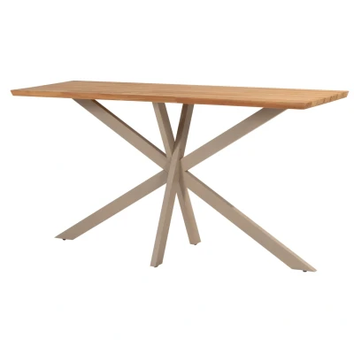 Afbeelding van Taste by 4SO Prado bartafel teak 200 x 70 105 cm Latte