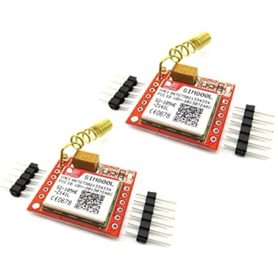 Afbeelding van 2pcs SIM800L GPRS GSM Module PCB Antenna SIM Board Quad band
