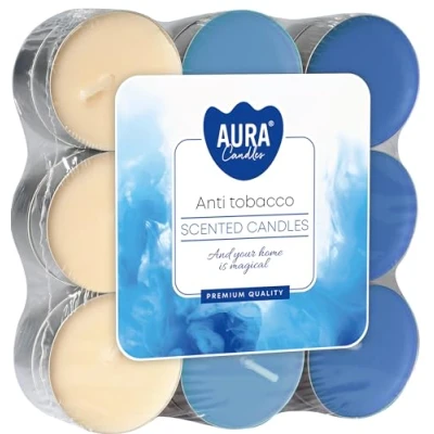 Afbeelding van Waxinelichtjes Anti Tobacco 18stuks