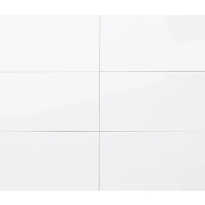 Afbeelding van Kerabo Wit mat 25x40 Wandtegel badkamer Minimalistisch design