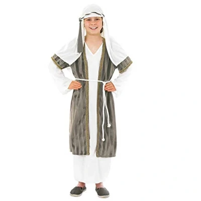Afbeelding van Fun Shack FNK3474S kostuum, Unisex kinderen, Herder Grijs, Klein